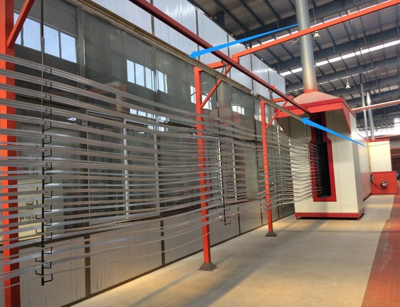 aluminum powder coating line aluminum powder coating line