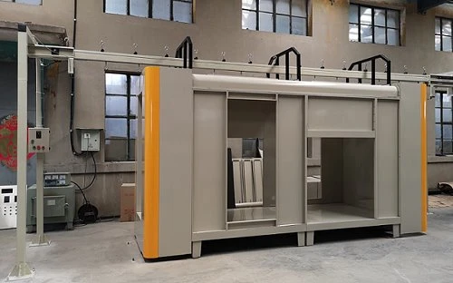manual powder coat booth