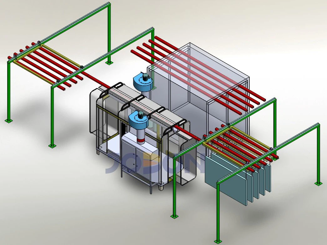 powder coating line powder coating line