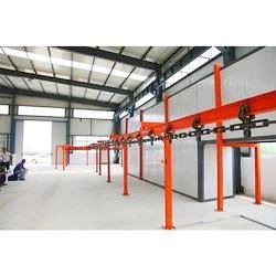 Customized Automatic Powder Spraying Line Metal Surface Treatment Coating Machinery