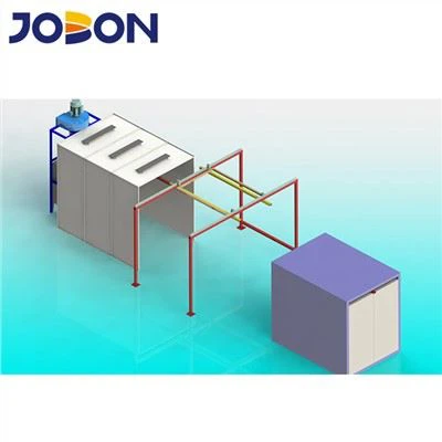 Majhna ročna/avtomatska linija za prašno lakiranje Linija za lakiranje z nizkimi naložbami