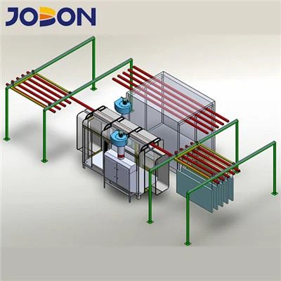 Presežna sistemska linija za premaz praška