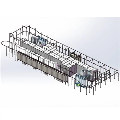 Stabilno vodenje popolnoma samodejne elektrostatične črte prahu